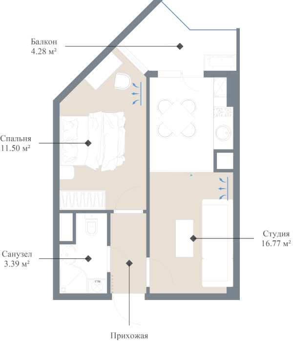 flat