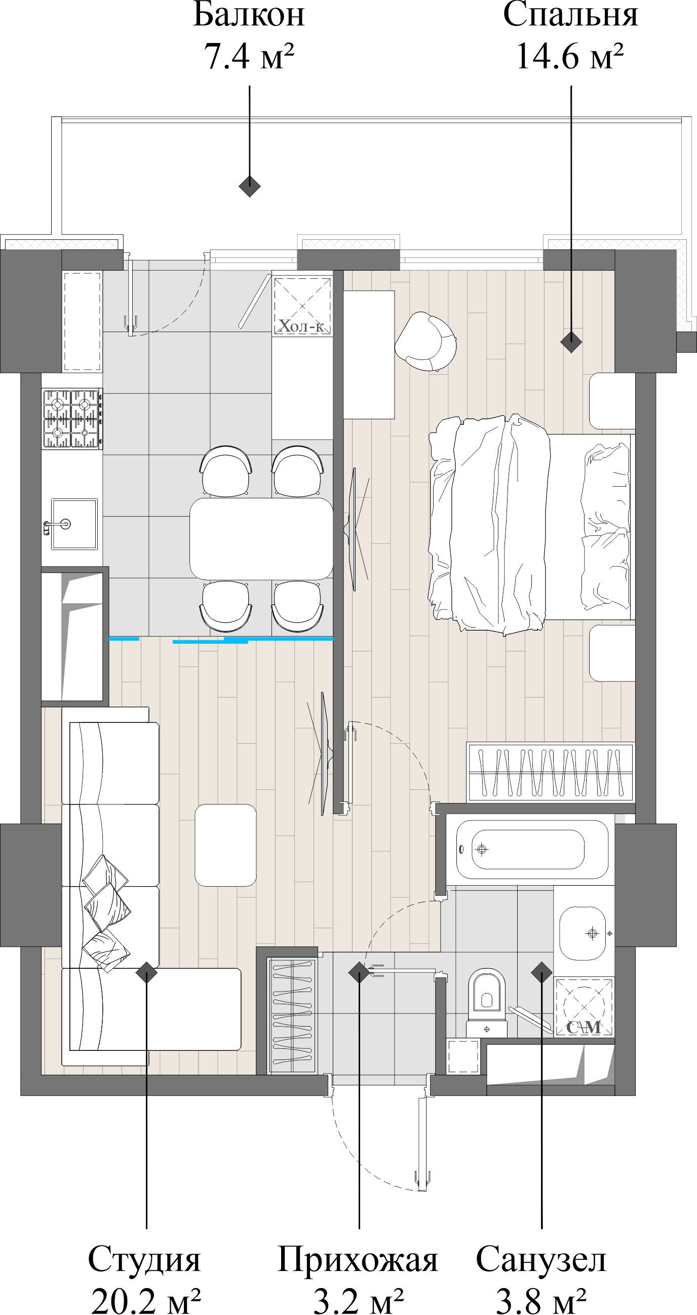 flat