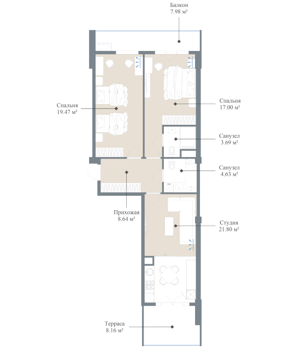 flat