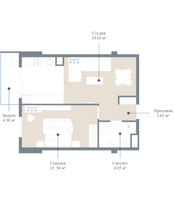 flat