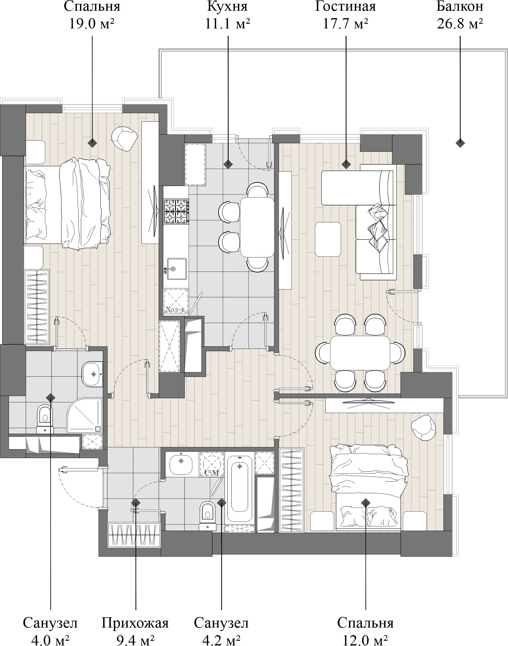 flat